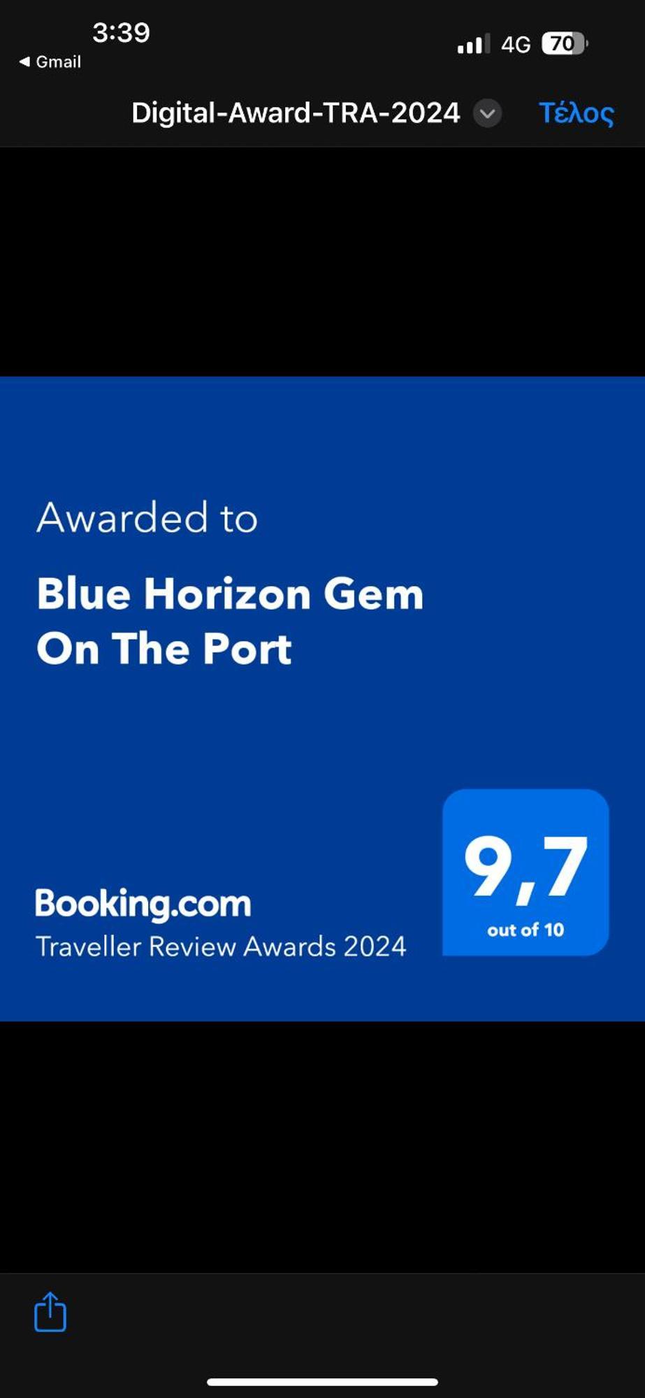 Blue Horizon Gem On The Port Daire Rafína Dış mekan fotoğraf